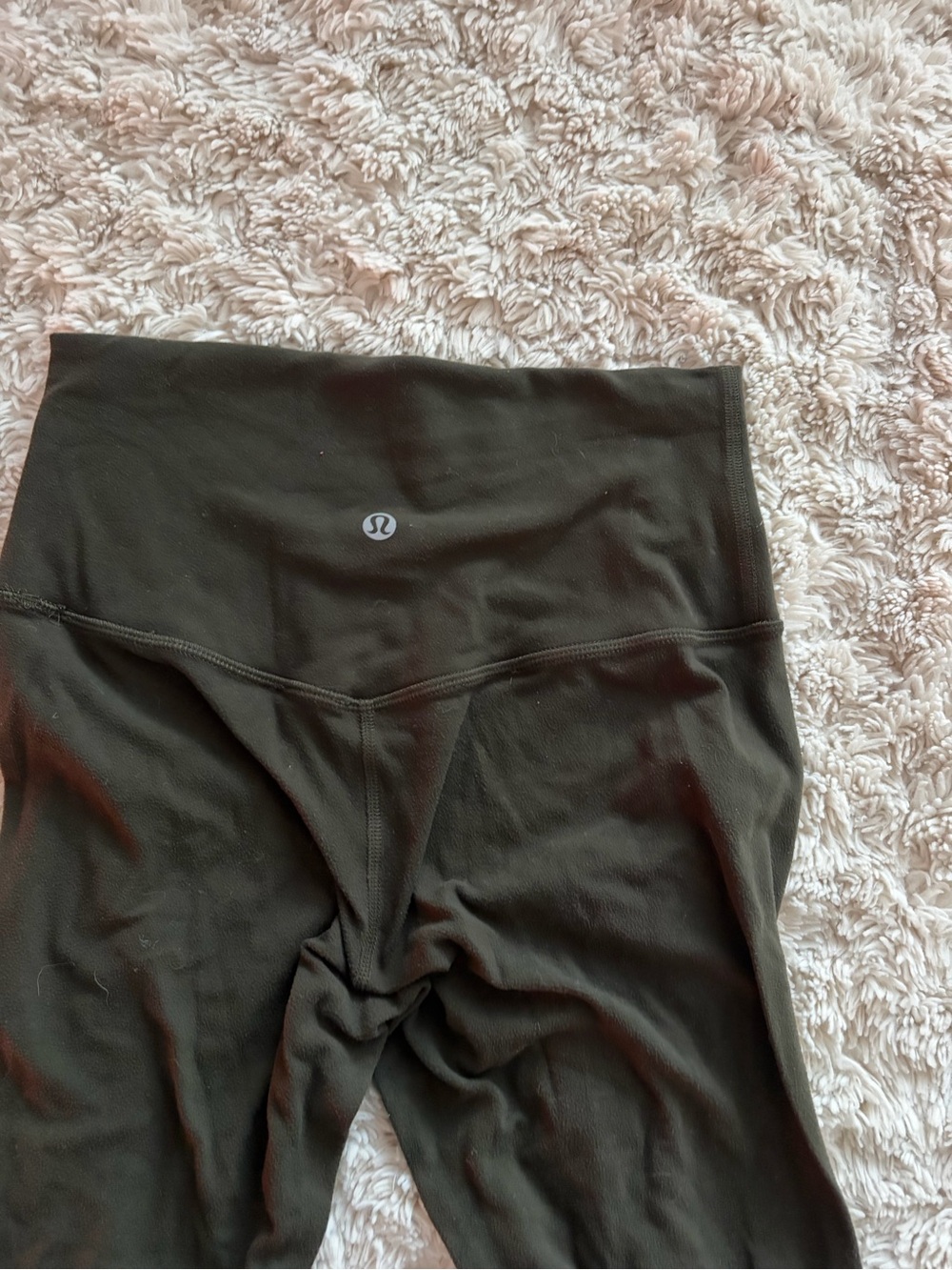 lululemon athletica Olive Green Mid-Rise Leggings
